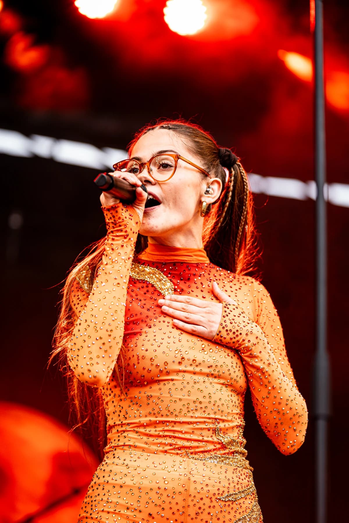 Sofie1998 på Bøgescenen til Varde Open Air-koncert