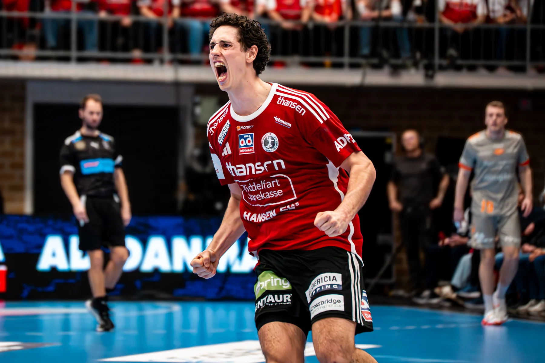 Fredericia Håndboldklub spiller i duel i klubtrøje