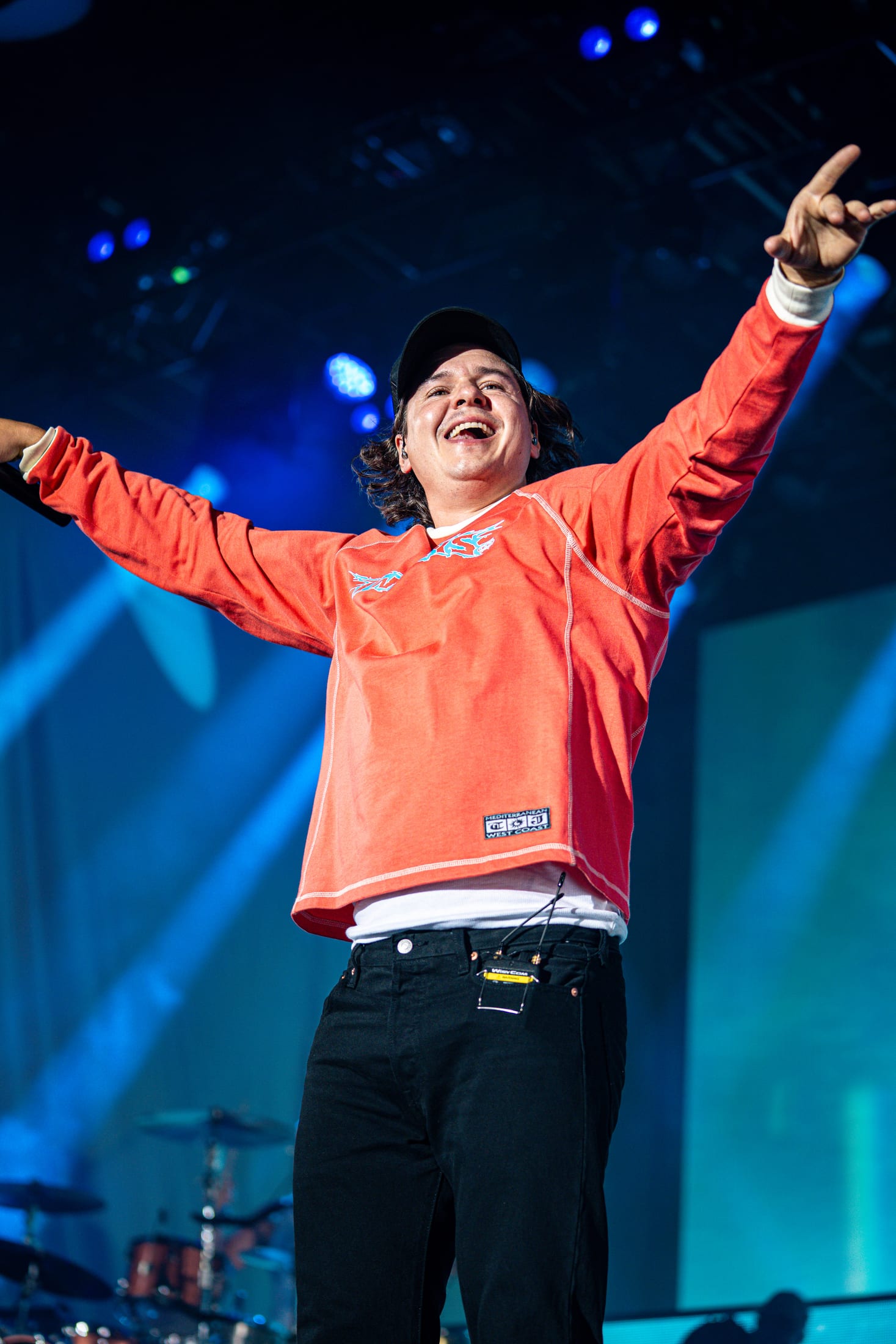 Lukas Graham på scenen til Bork Festival