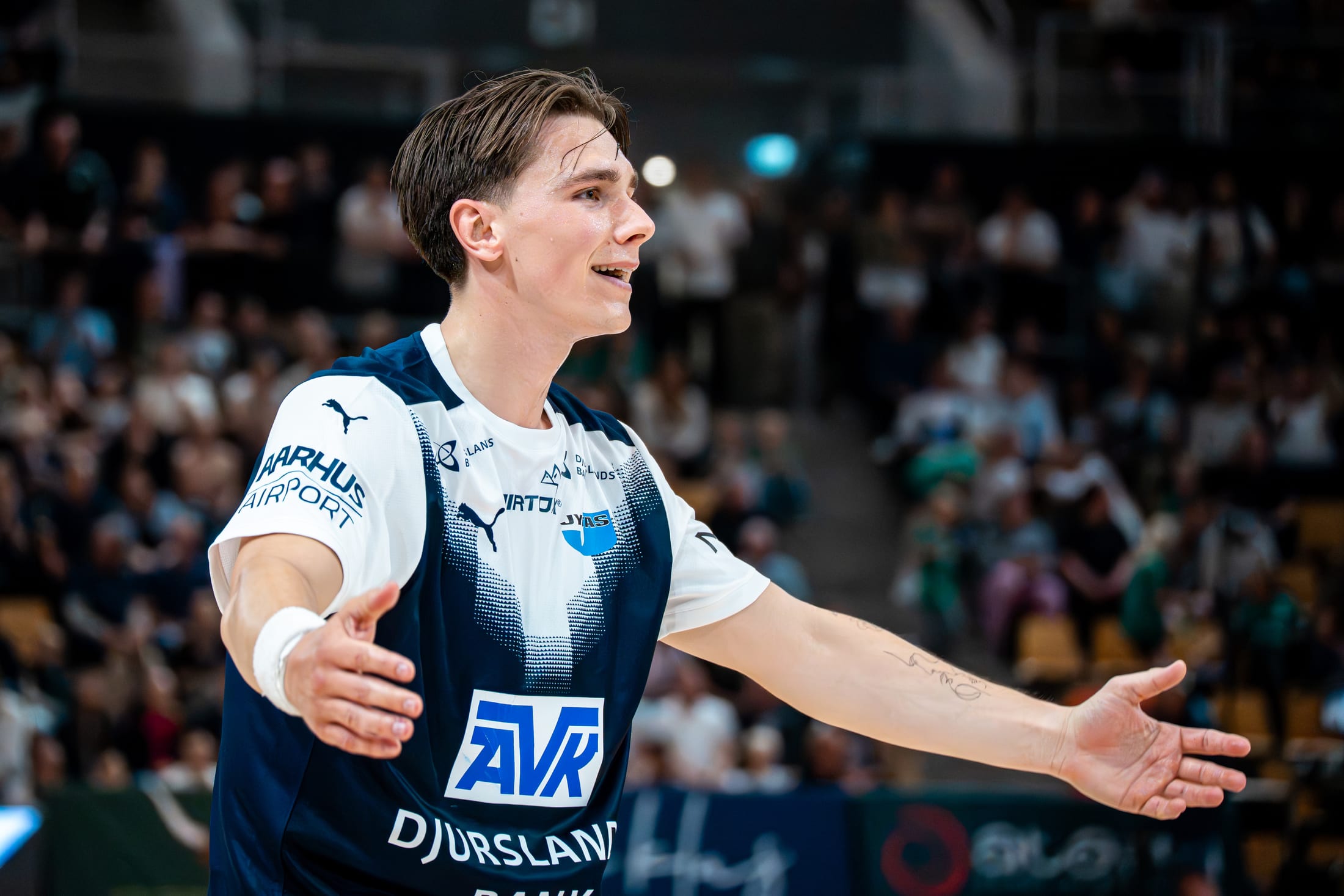 Jubel efter scoring, DM-finalen herrer