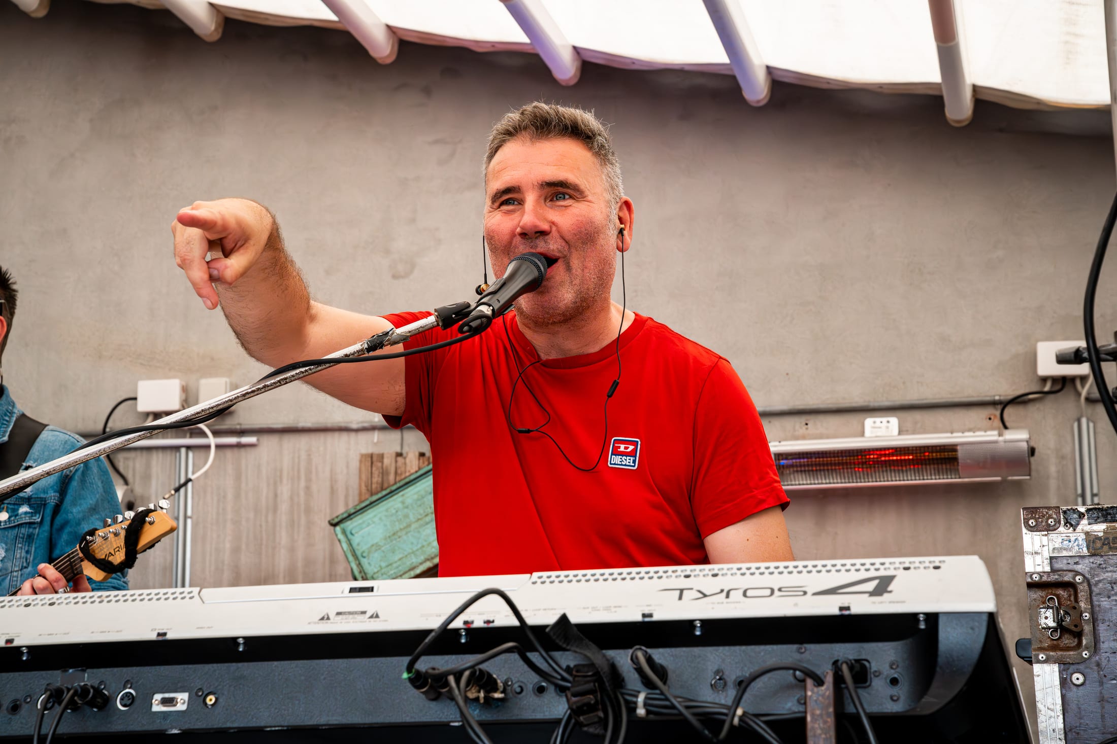 Live musik, keyboardist på Esbjerg Streetfood