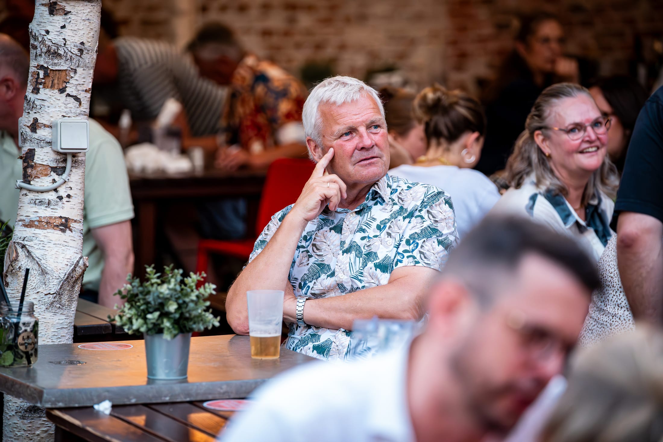 Gæst ved bordet på Esbjerg Streetfood