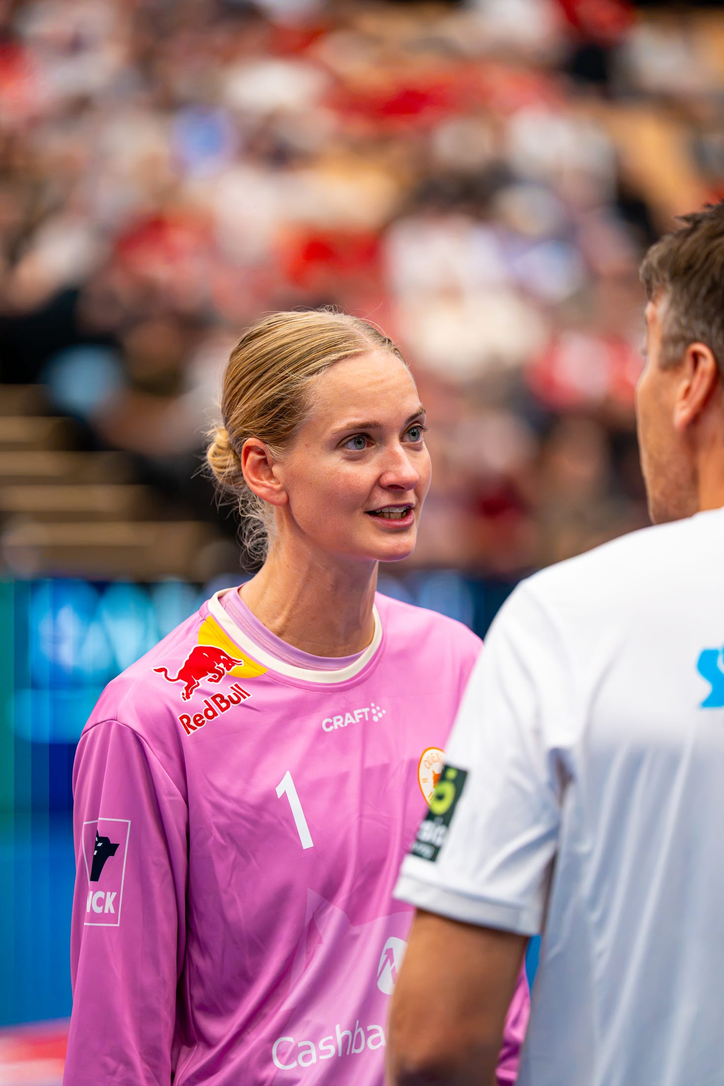 Sandra Toft i målmandstrøje, Bambuni Super Cup kvinder