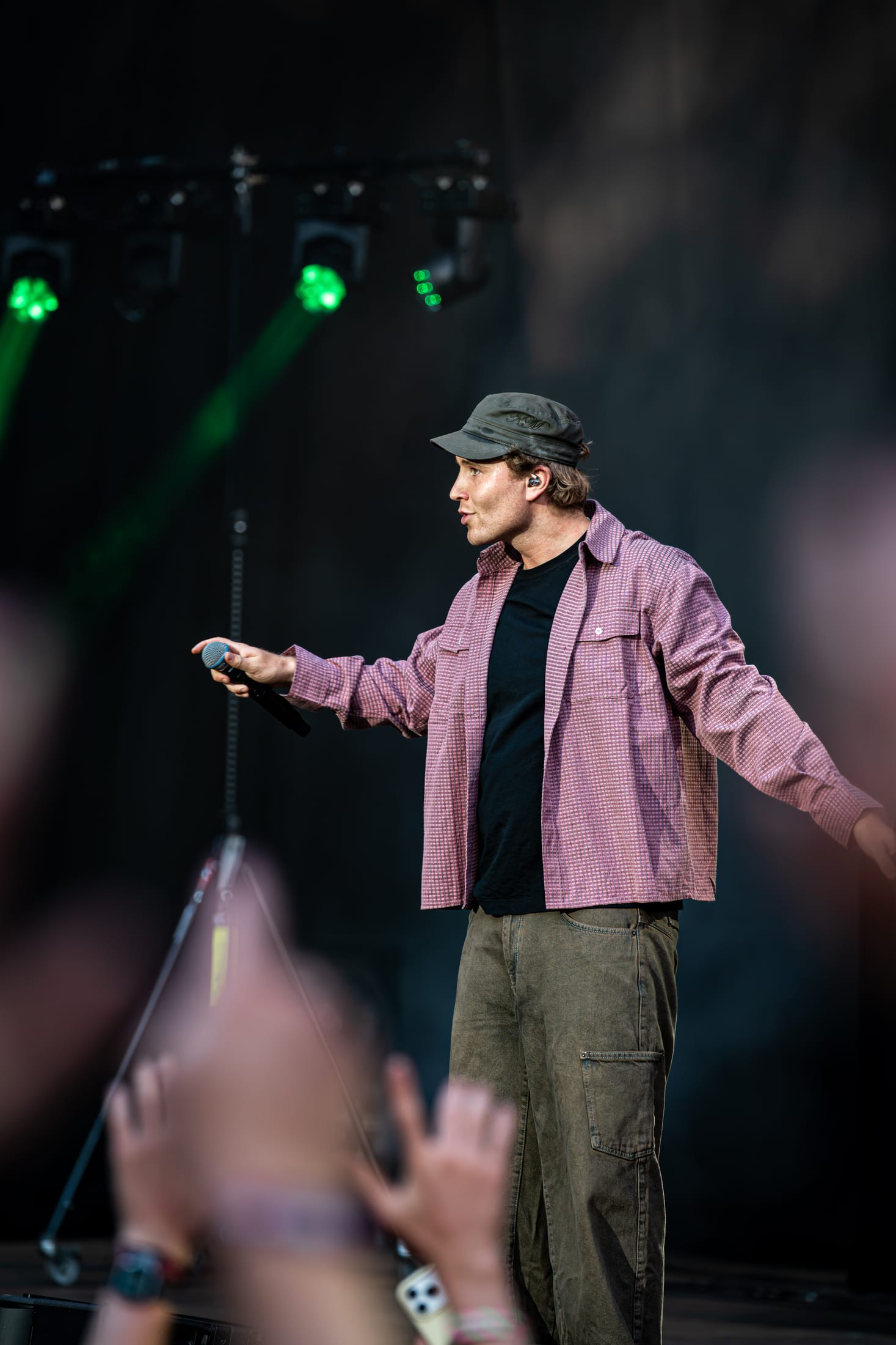 Thor Farlov live på Smukfest, sceneportræt