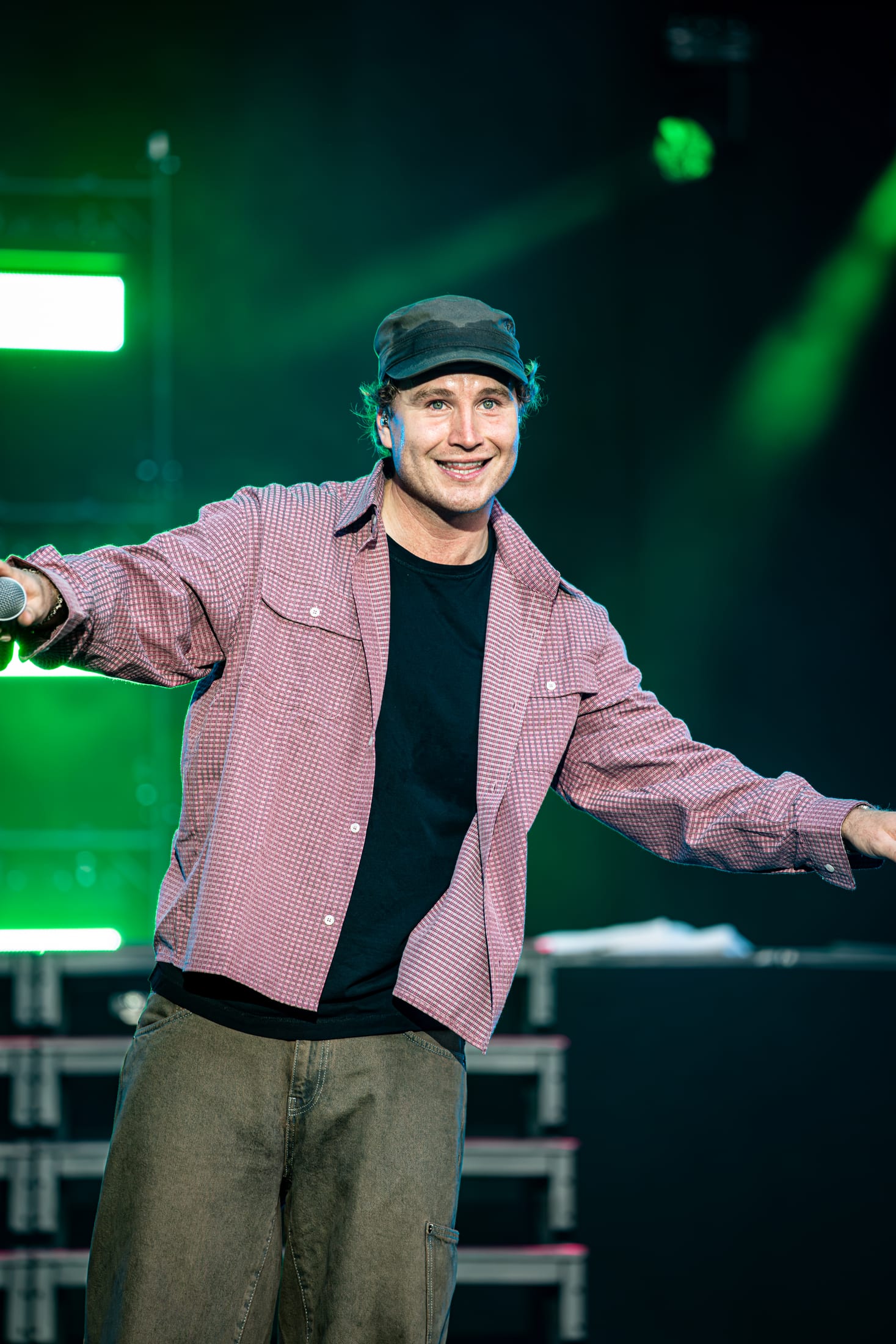 Thor Farlov i live-øjeblik på Smukfest